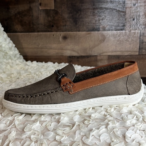 Marc Joseph Preppy Leather Brown Loafers Girl's 4 - Picture 7 of 9